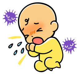 風邪の赤ちゃん