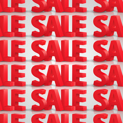 Seamless background sale. Vector