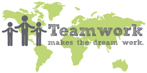 Teamwork Business - obrazy, fototapety, plakaty