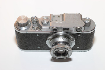 Fototapeta na wymiar Isolated vintage camera