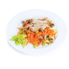 salad of grilled vegetables