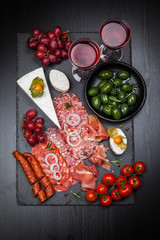 Antipasto dinner platter