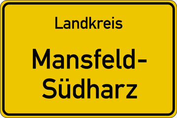 Fototapeta premium Landkreis Mansfeld-Südharz