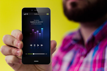 Hipster music smartphone
