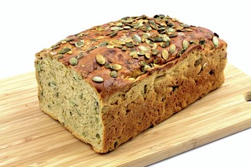Wholemeal bread with pumpkin seeds