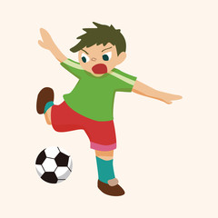 Fototapeta na wymiar Sport soccer player theme elements vector,eps