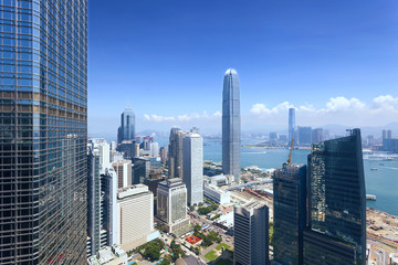 Fototapeta premium skyline,cityscape of modern city hong kong.