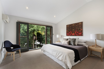 Modern bedroom interior