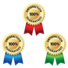 Satisfaction Guaranteed Badge & Ribbon