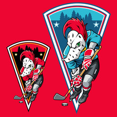 Woodpecker Ice Hockey