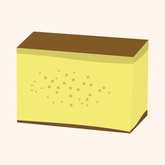 decorating cake elements vector,eps