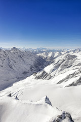 Fototapeta na wymiar Swiss alpine Jungfrau region landscape