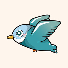 bird cartoon theme elements vector,eps