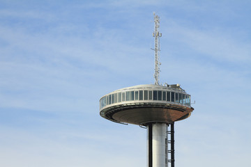 Observation deck of tower of Mirador-del-Faro. Madrid, Spain