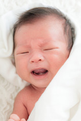 Newborn asian baby cry