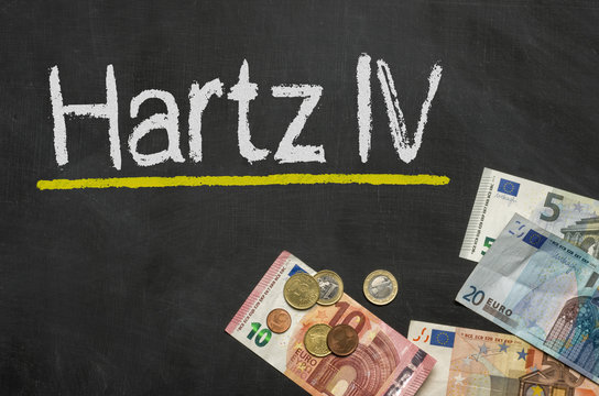 Tafel mit Geld - Hartz IV