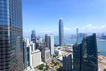 Fototapeta na wymiar skyline,cityscape of modern city hong kong.
