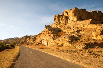 Fototapeta na wymiar Road in the desert