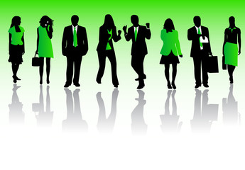 Illustration of business people
