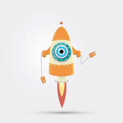 Cartoon Character Cute Robot