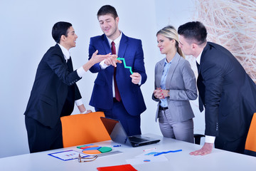 young business people in the office