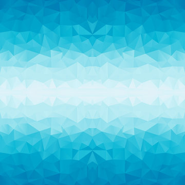 polygonal blue background
