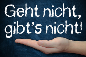 Tafel - Geht nicht ,gibt´s nicht!