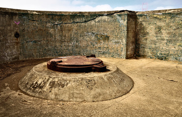 Spenser battery site at the Golden gate area.  San francisco.