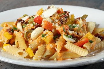 pasta penne con verdure