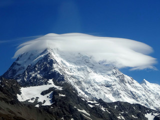 Mount Cook with Cloud Halo