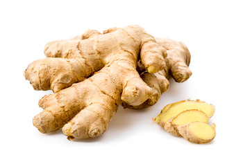 Ingwer Isoliert