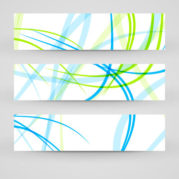 Vector banner set for your design