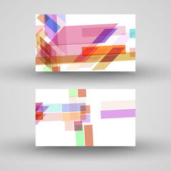 Fototapeta premium Vector business-card set for your design
