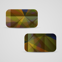 Vector business-card  set for your design
