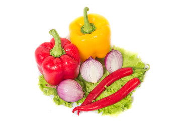 Hot spices, vegetables