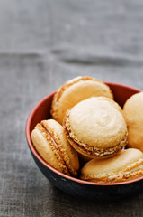 macaron with cream cheese