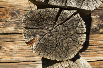 Detail of a mountain hut