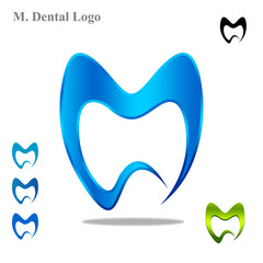 M. Dental Logo