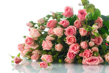 pink roses