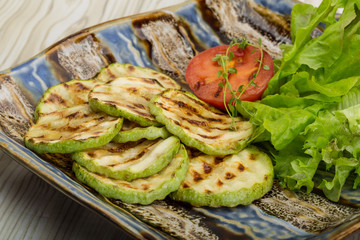 Grilled zucchini