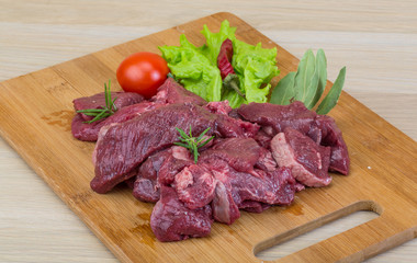 Fototapeta premium Raw venison