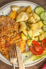 Fried pork chop.