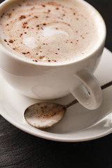 cup of cappuccino