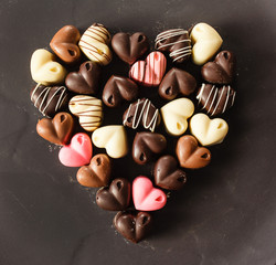 chocolate hearts