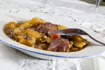 stew with potatoes