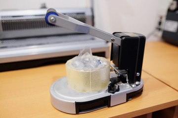 Dispenser (holder) for an adhesive tape