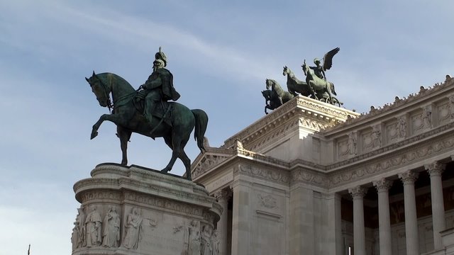 National Monument to Victor Emmanuel II ( Vittoriano ). Rome