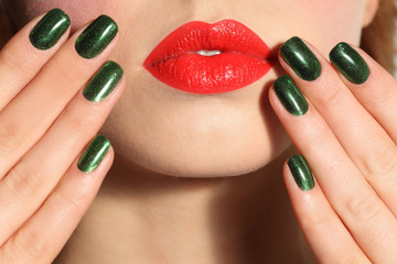 Naklejka premium Beautiful Female Hands