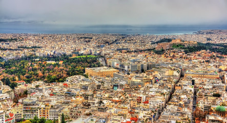 Athens with Parliament and Acropolis - Greece