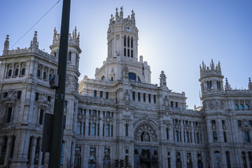 Fototapeta na wymiar Town Hall of Madrid, Spain
